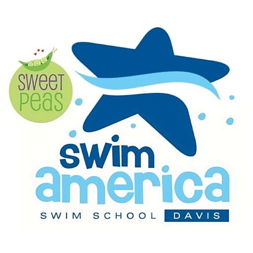 SwimAmerica-Davis and Sweet Peas Gymnastics logo