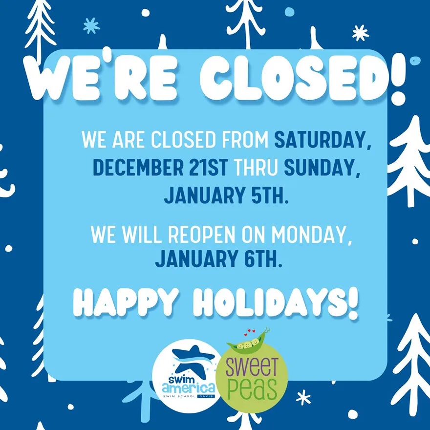 We are closed Dec. 21 - Jan. 5 - Happy Holidays!